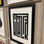 "BLACK WHITE" - Wall Art
