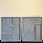 The Mono Set - In Washed Blue - Wooden Wall Art