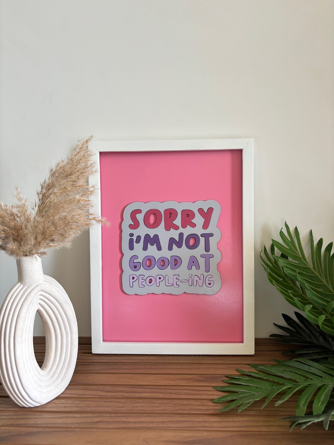 SORRY I'M NOT GOOD AT PEOPLE-ING - Wall Art