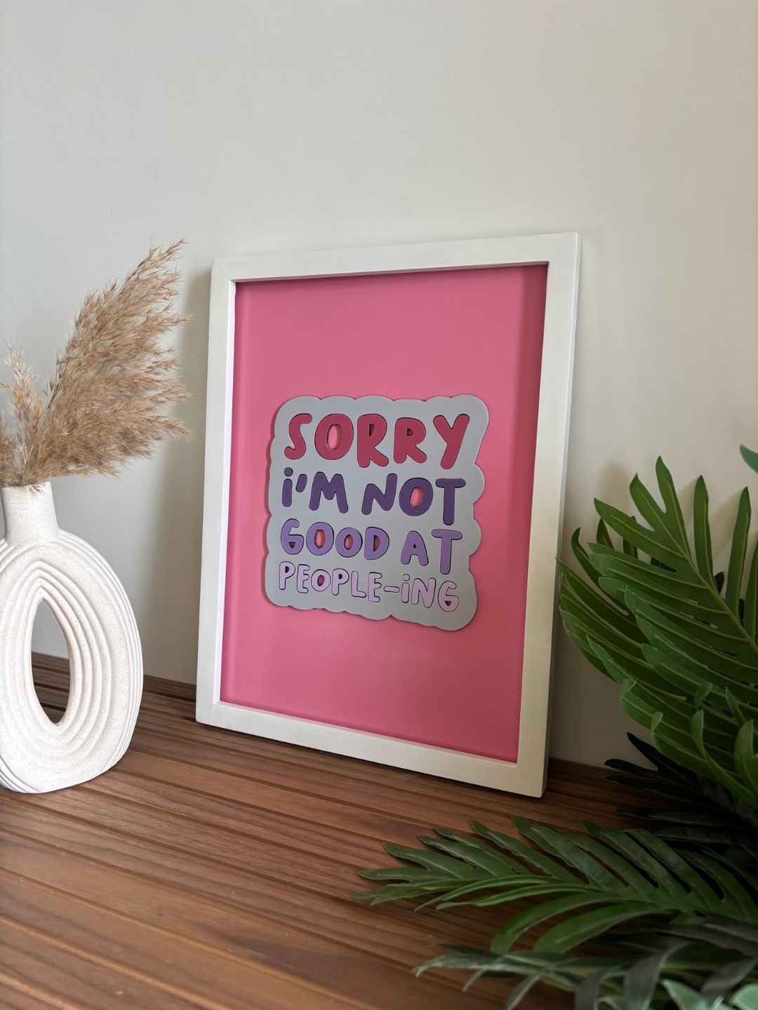 SORRY I'M NOT GOOD AT PEOPLE-ING - Wall Art