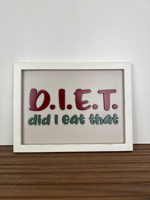 D.I.E.T - Wall Art