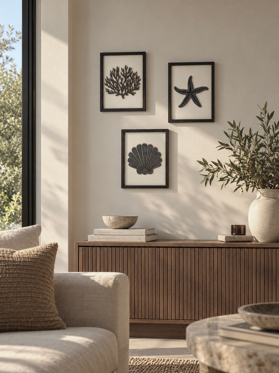 Beachside Trio - Wooden Wall Art