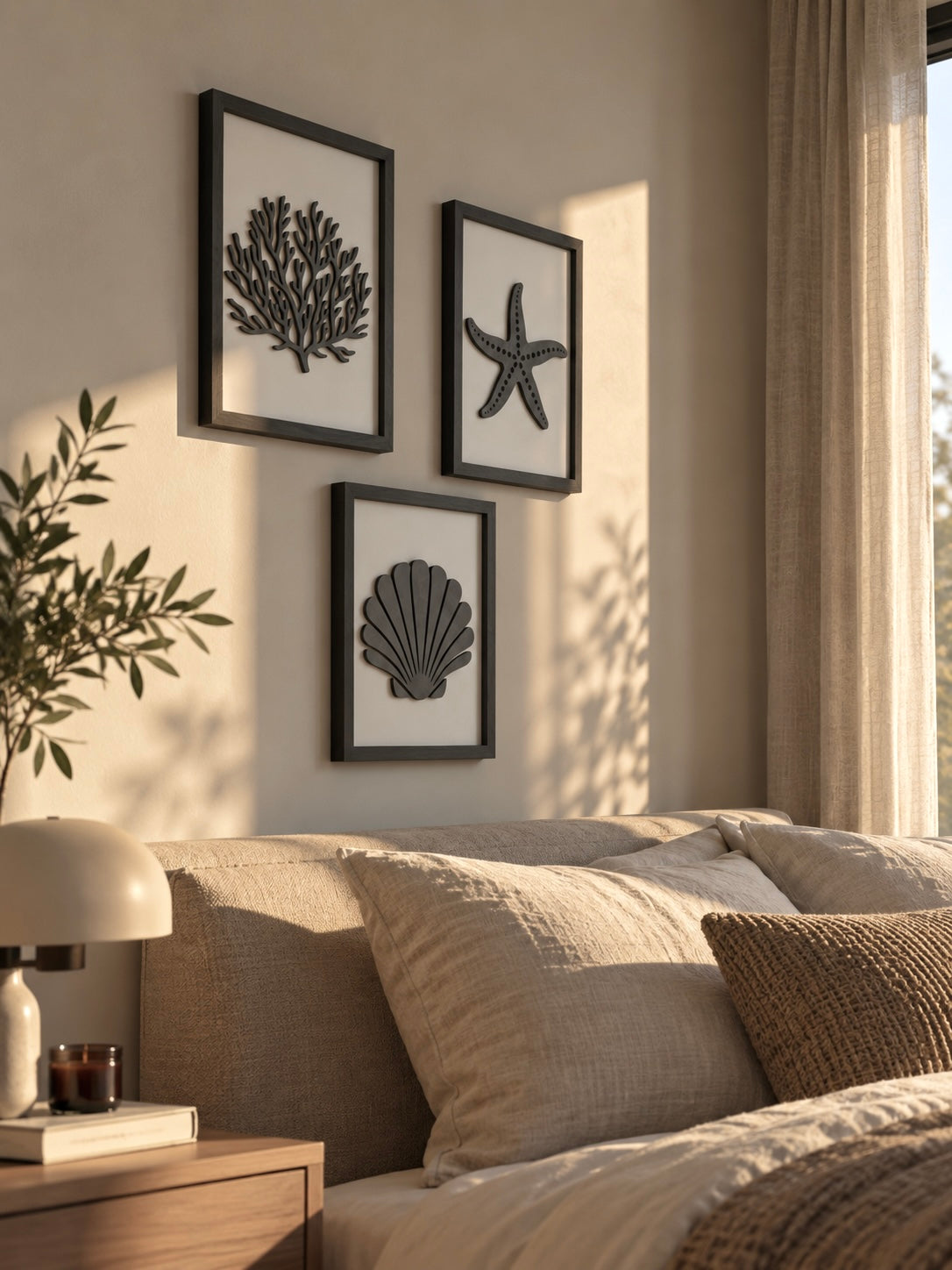 Beachside Trio - Wooden Wall Art