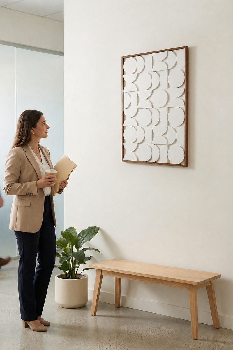 Bauhaus-All over - Wooden Wall Art