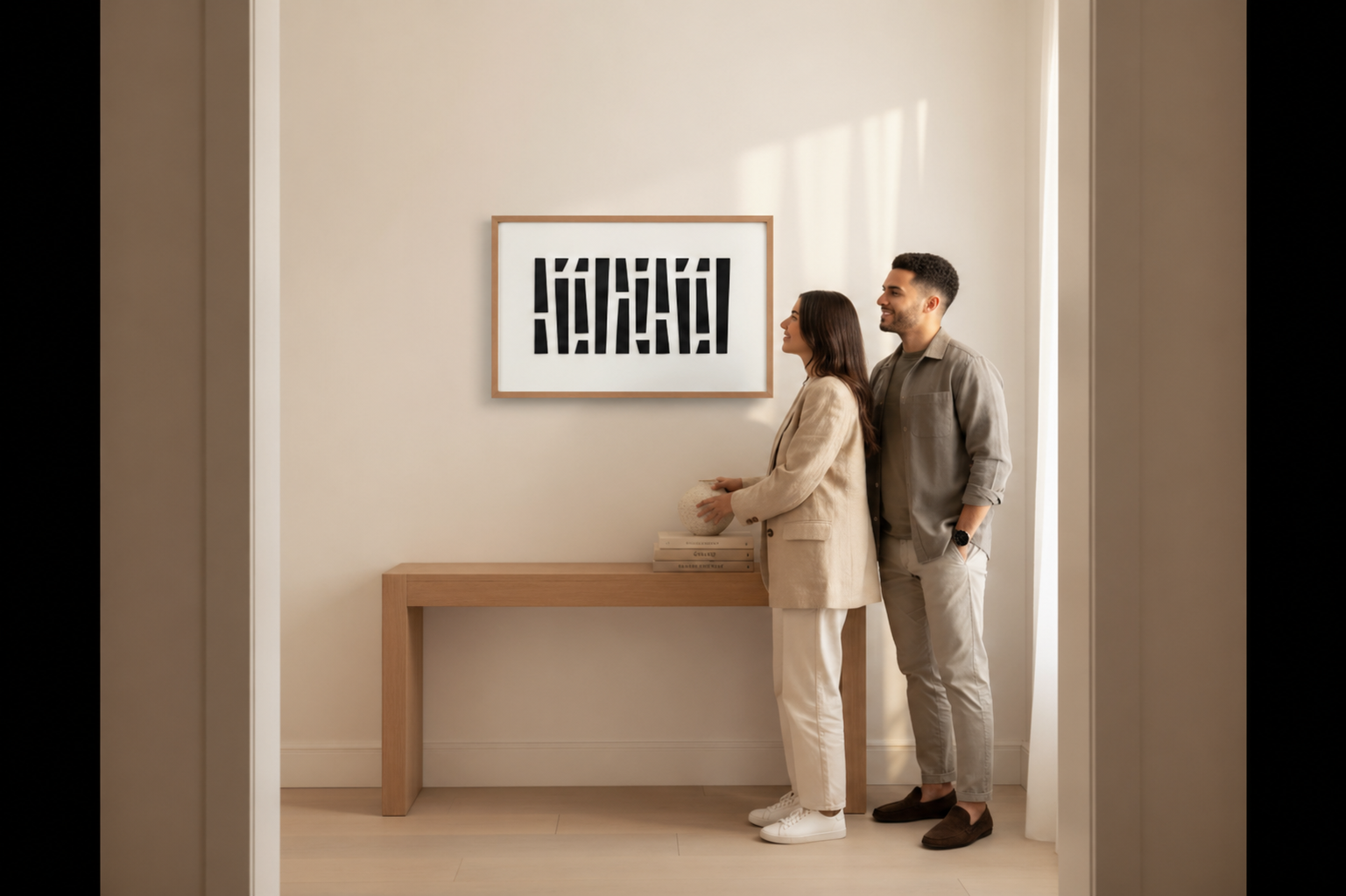 Oblique - Wooden Wall Art