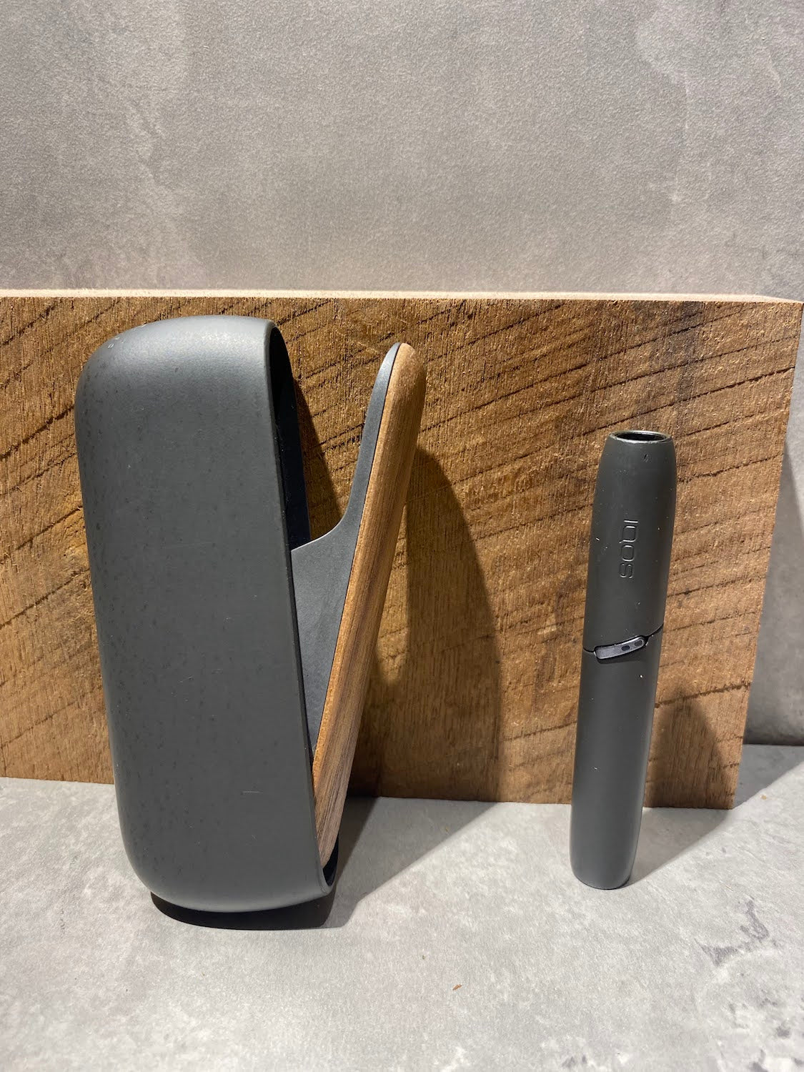 Curved Personalized Wooden Door for iqos 3 duo