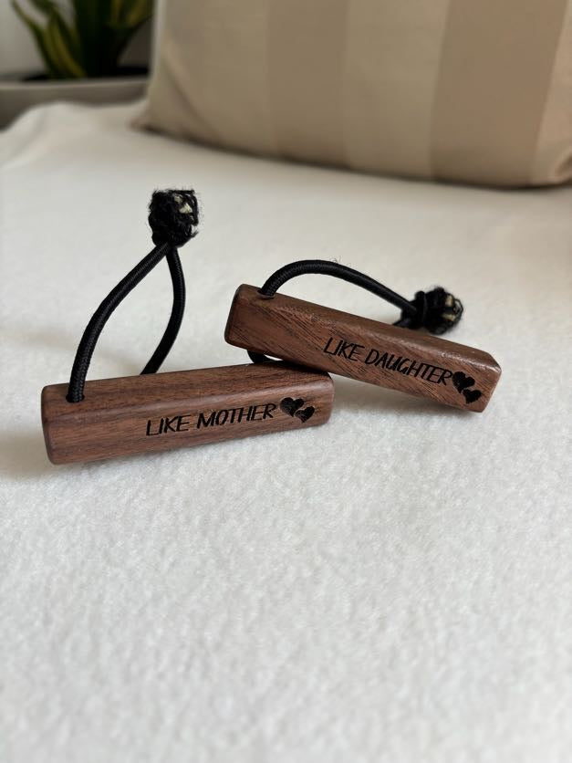 Personalized Wooden Pendant for Keychains