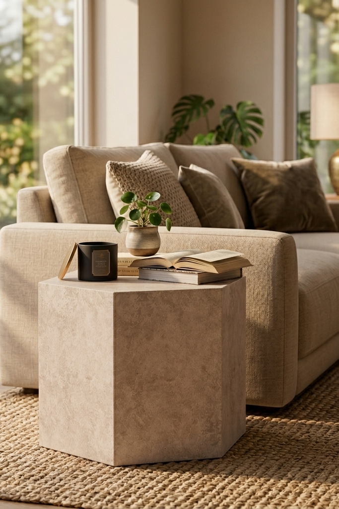Single Hexagon Table