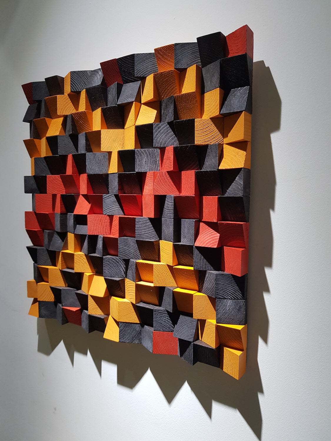 Geometric Wood Wall Art by Woodeometry