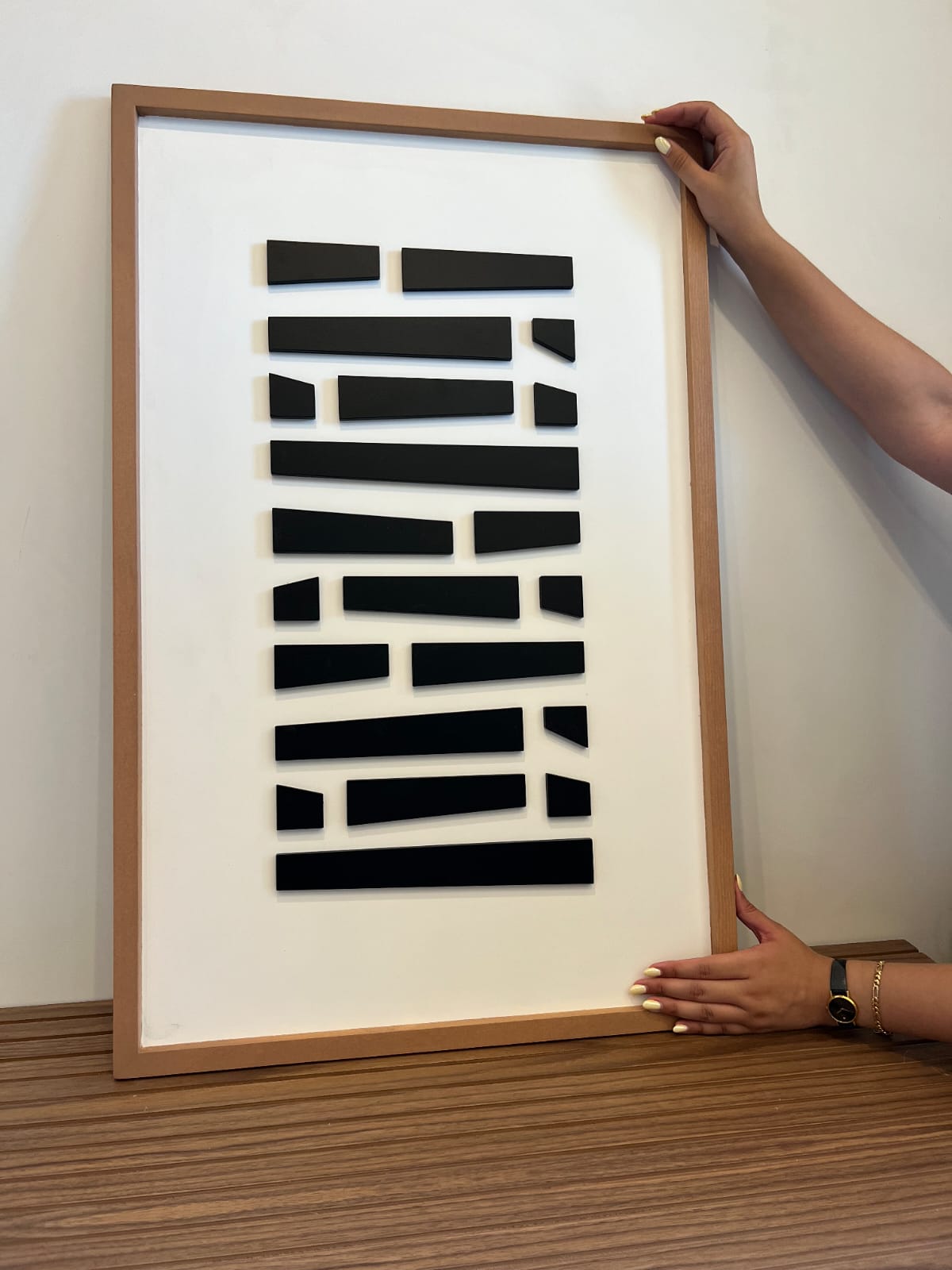 Oblique - Wooden Wall Art