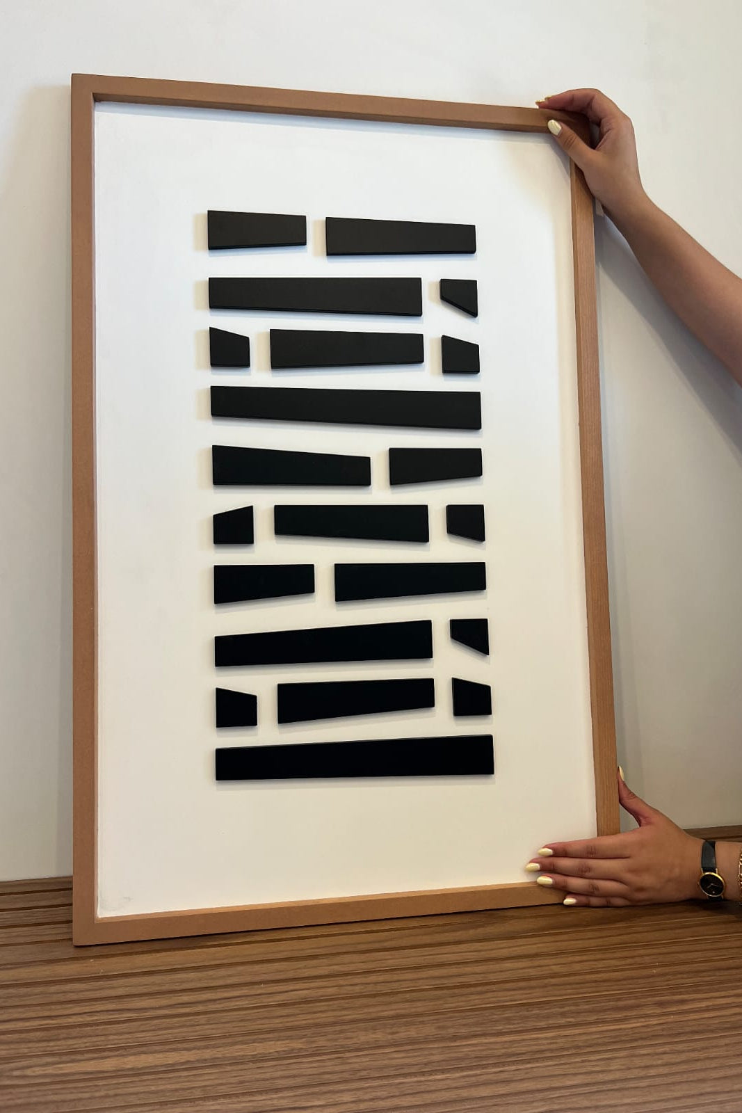 Oblique - Wooden Wall Art
