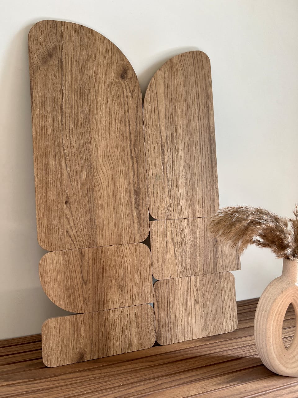 Curva - Oak - Wooden Wall art