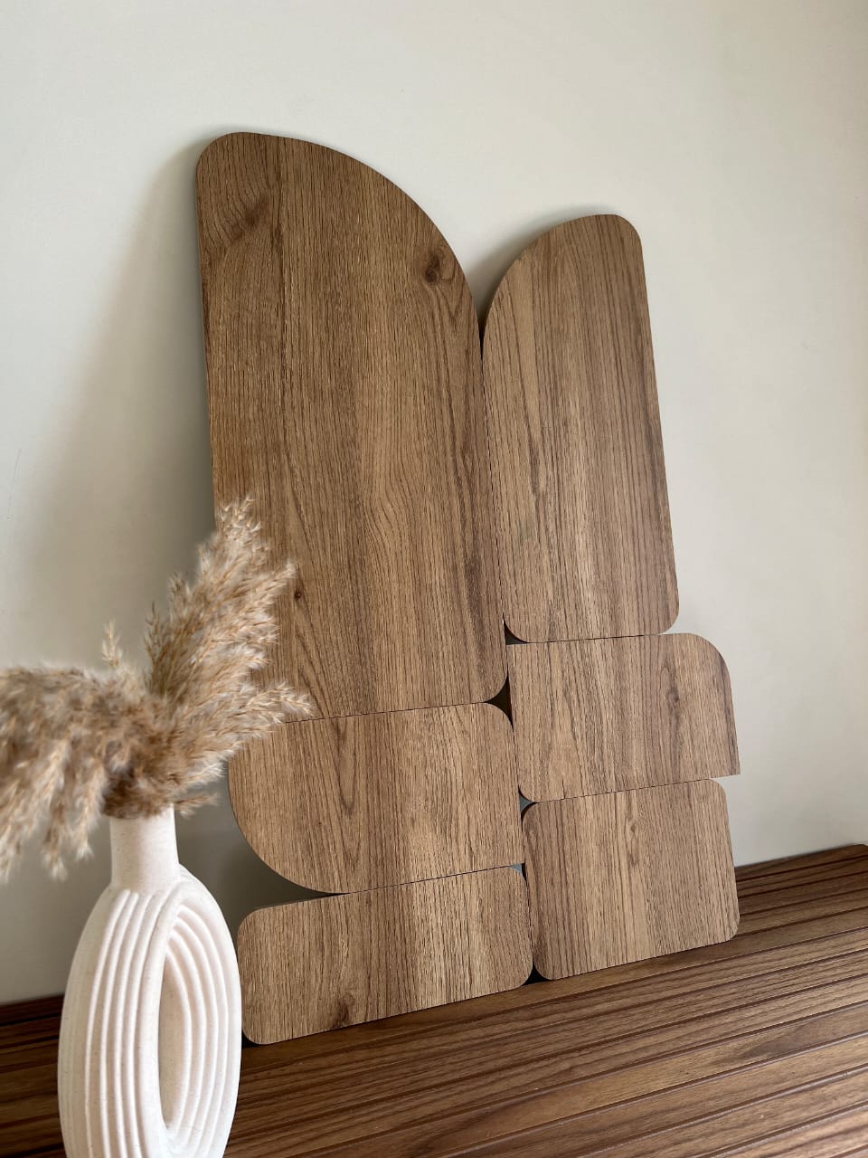 Curva - Oak - Wooden Wall art