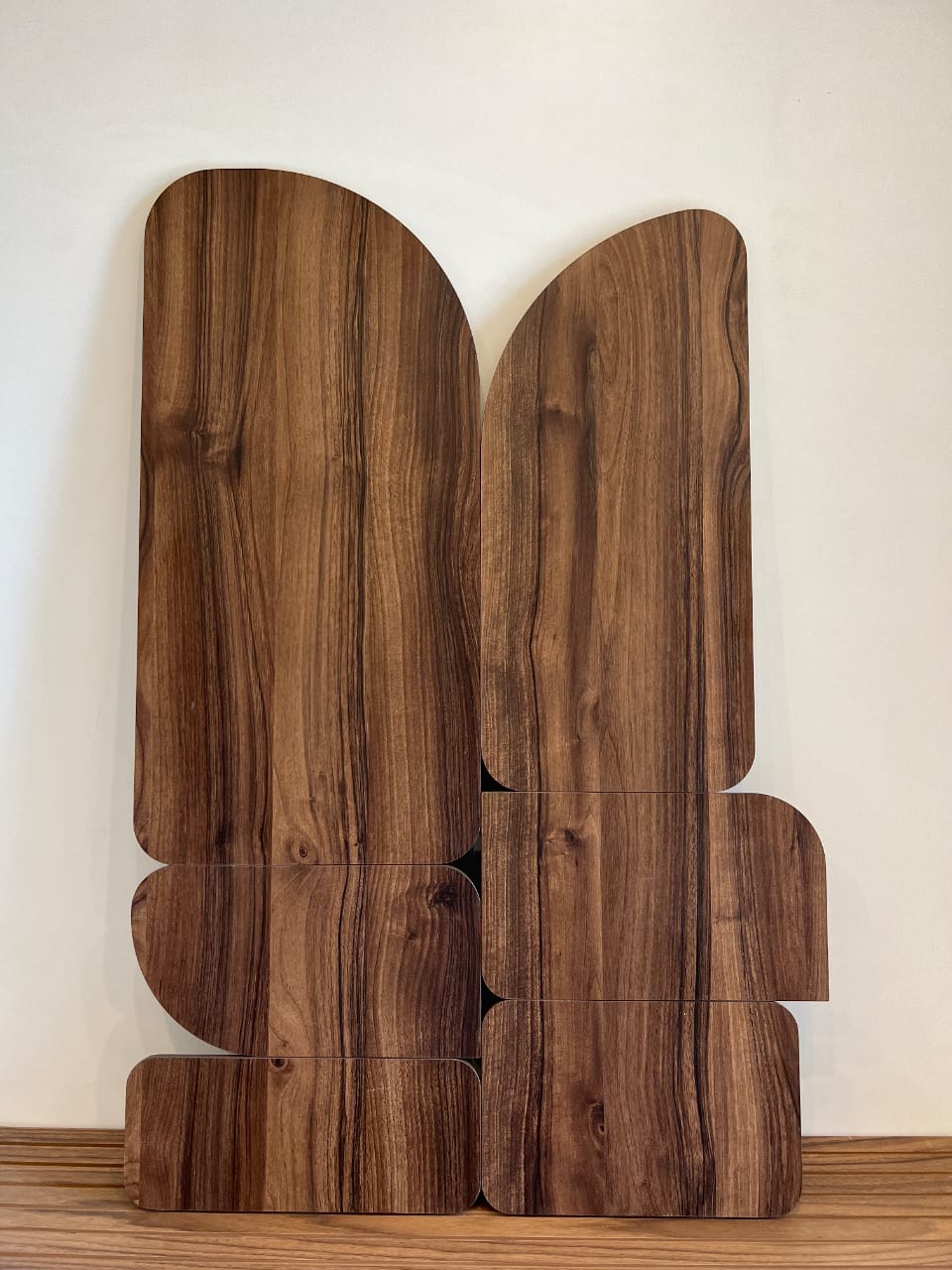 Curva - Walnut - Wooden Wall art