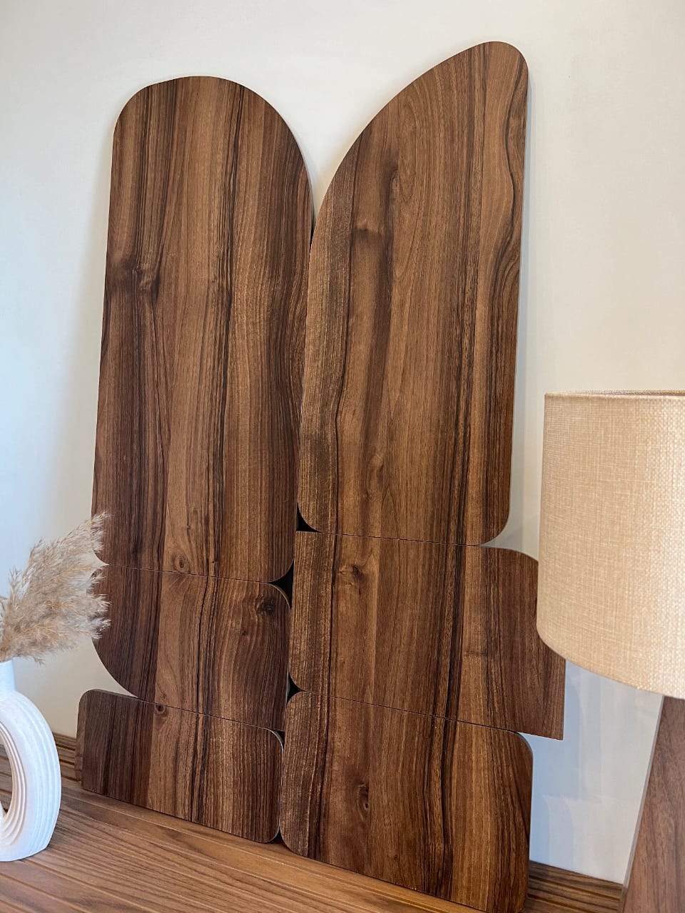 Curva - Walnut - Wooden Wall art