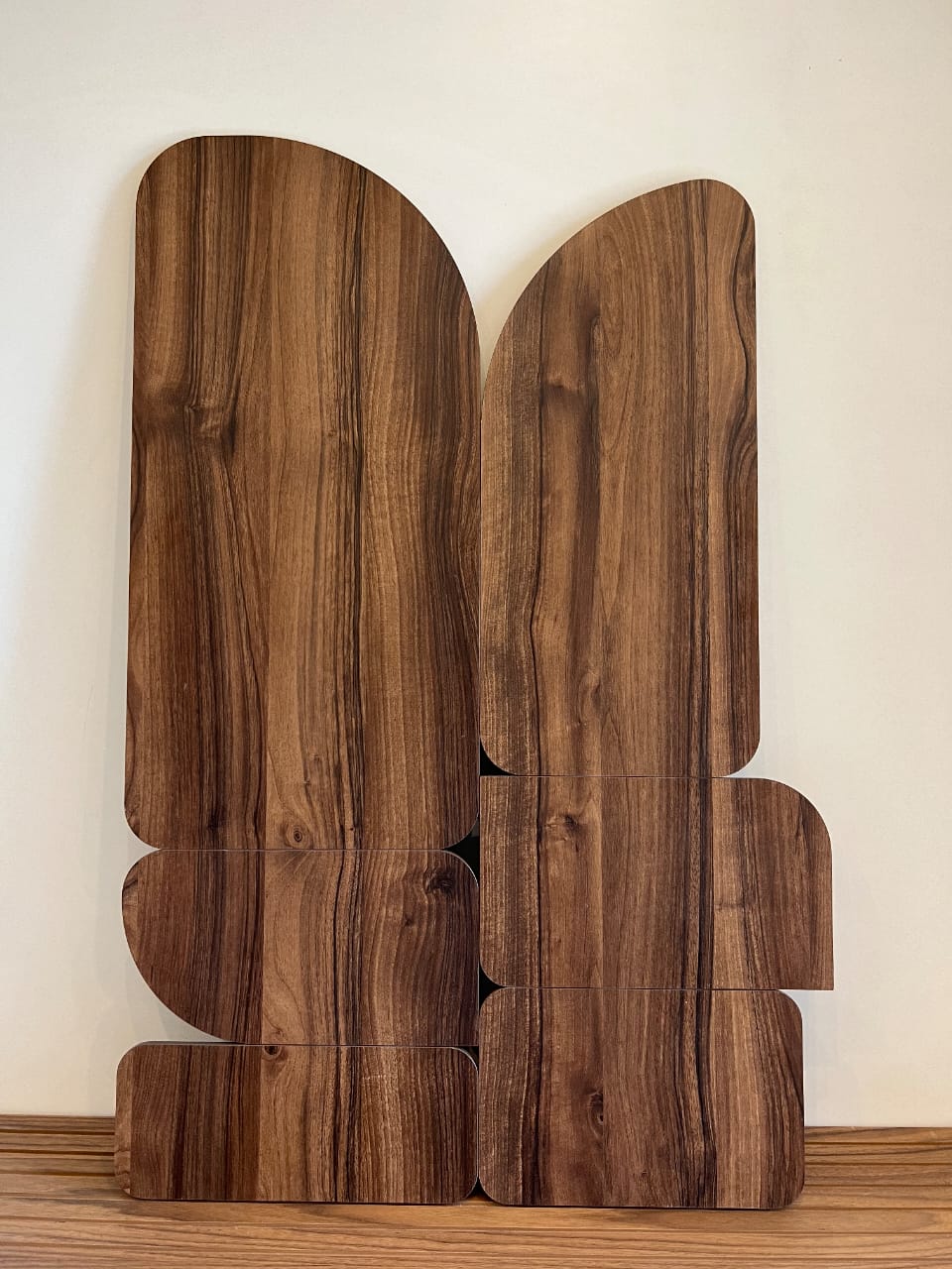 Curva - Walnut - Wooden Wall art