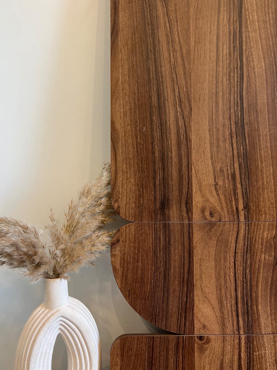 Curva - Walnut - Wooden Wall art