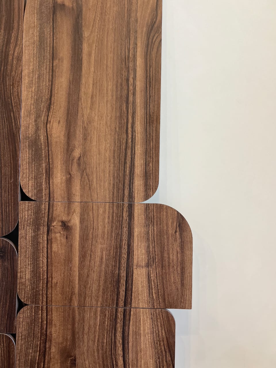 Curva - Walnut - Wooden Wall art