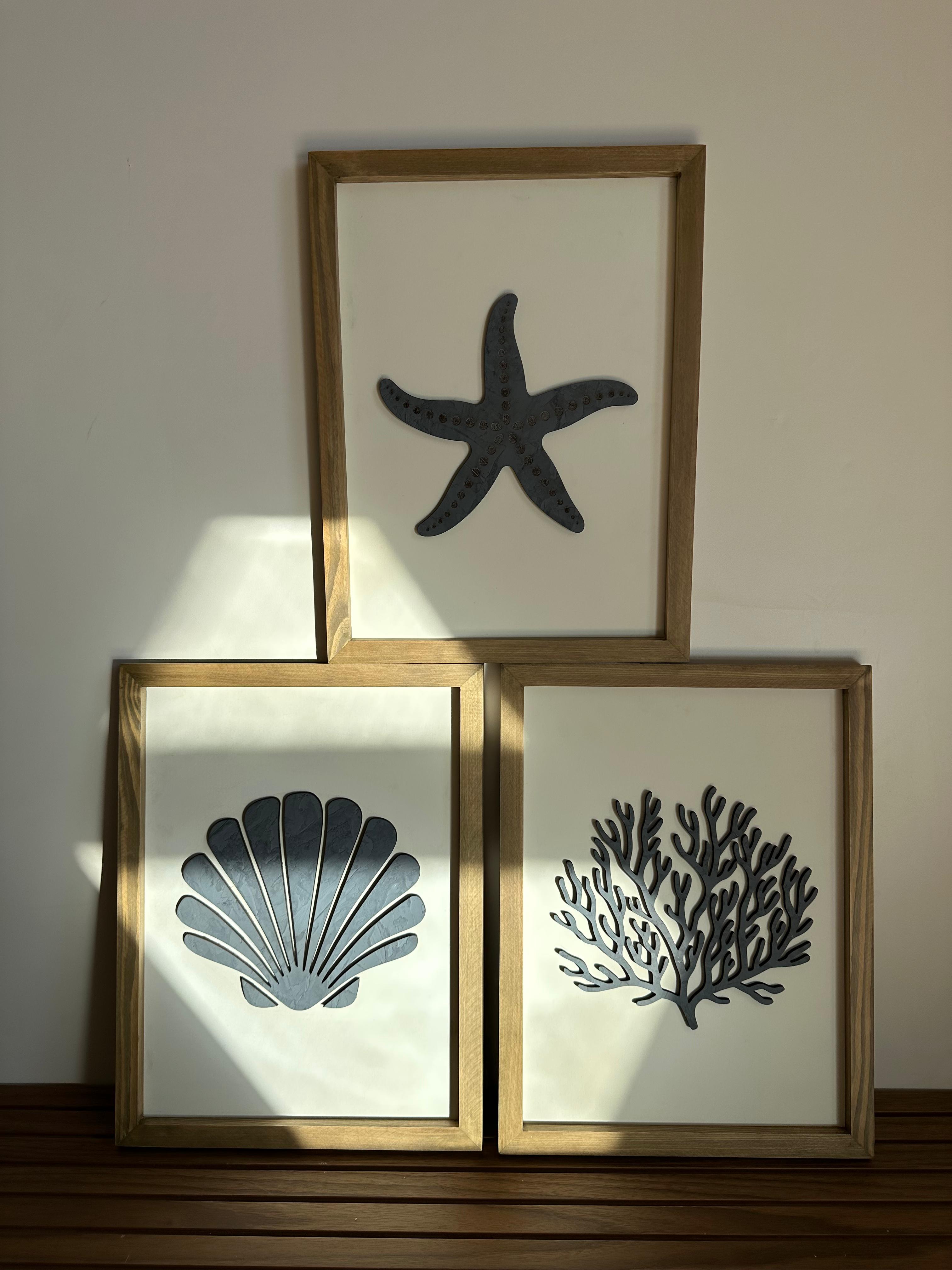 Beachside Trio - Wooden Wall Art