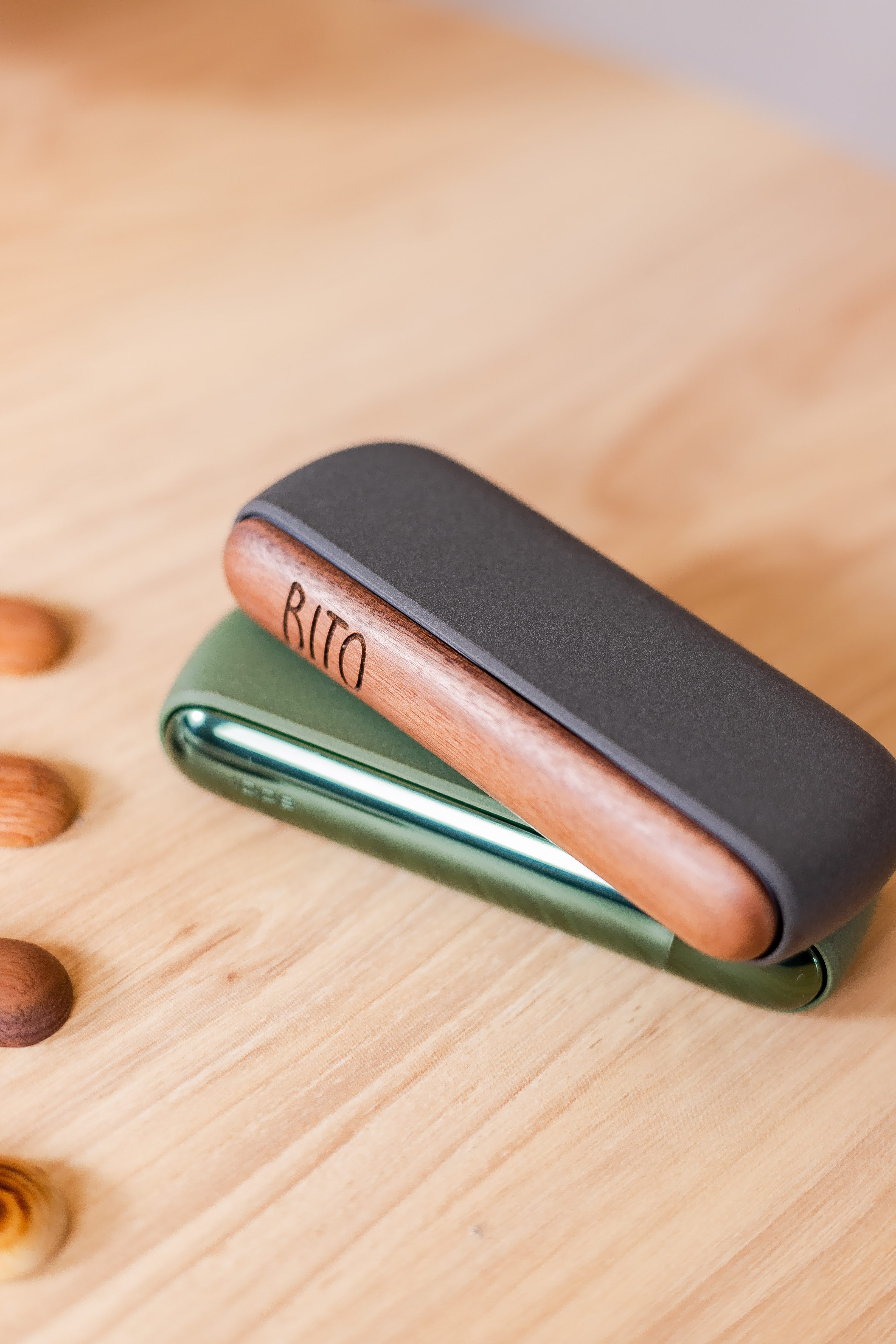 iQOS Iluma & Iluma I Curved Personalized Wooden Door