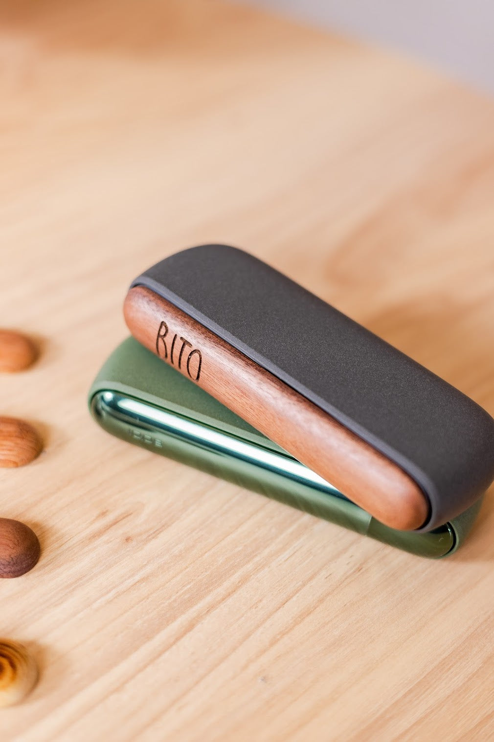 iQOS Iluma & Iluma I Curved Personalized Wooden Door