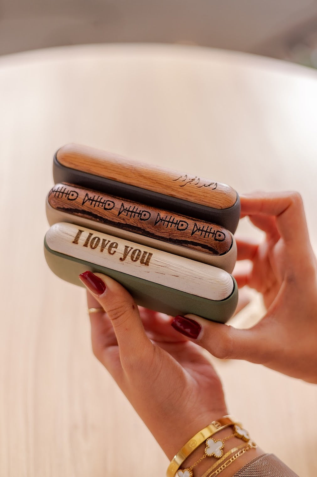 iQOS Iluma & Iluma I Curved Personalized Wooden Door