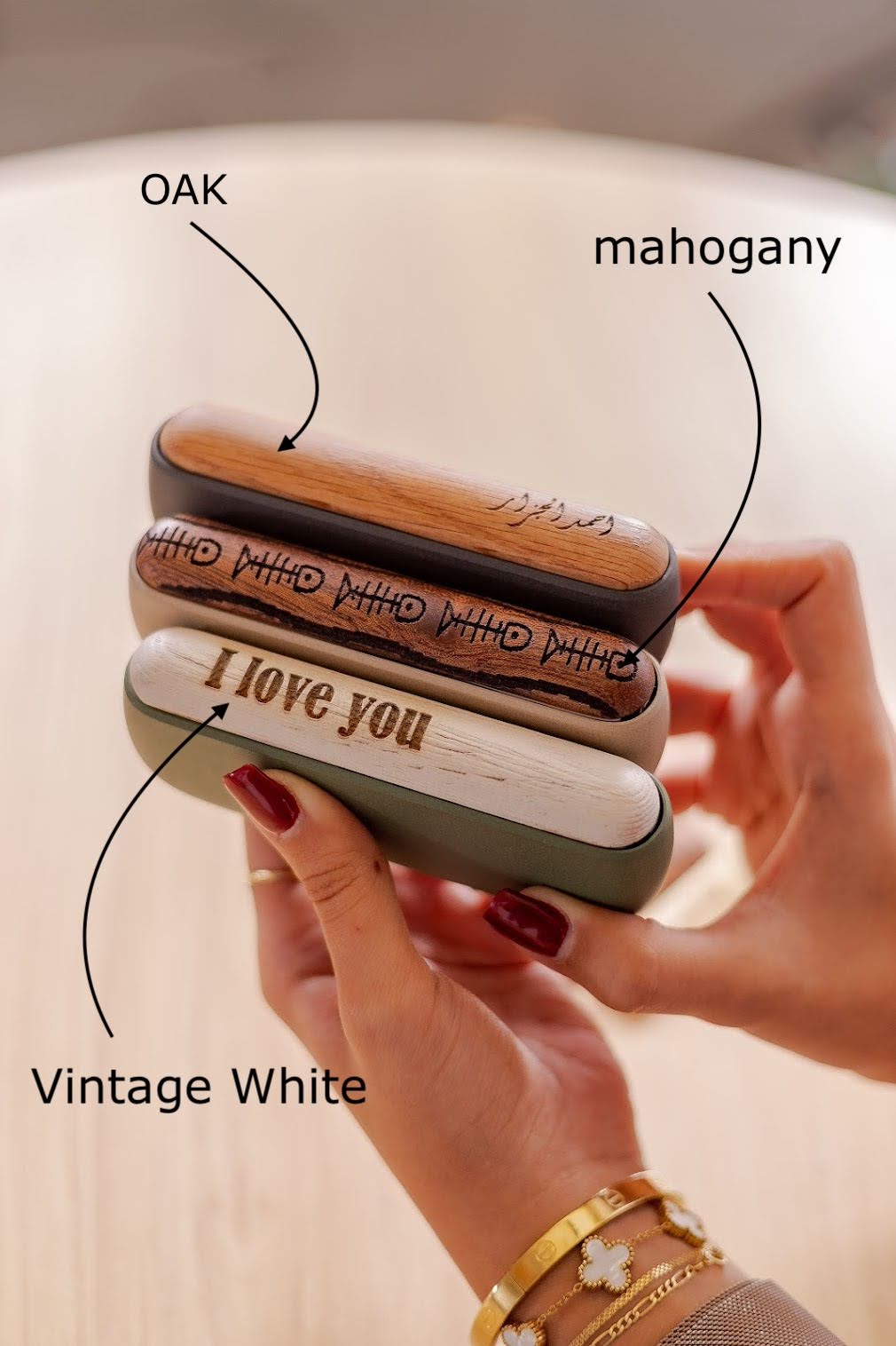 iQOS Iluma & Iluma I Curved Personalized Wooden Door