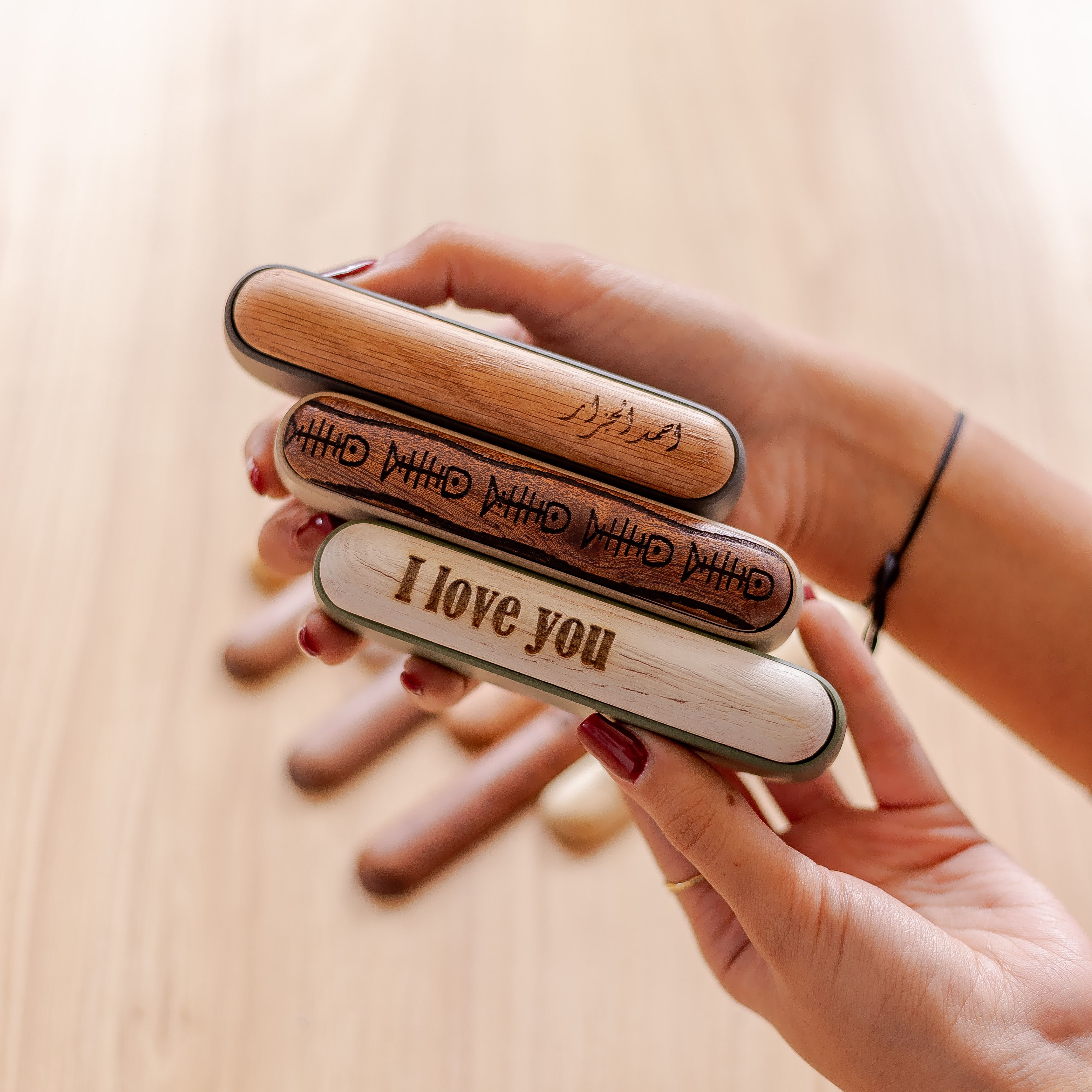 iQOS Iluma & Iluma I Curved Personalized Wooden Door