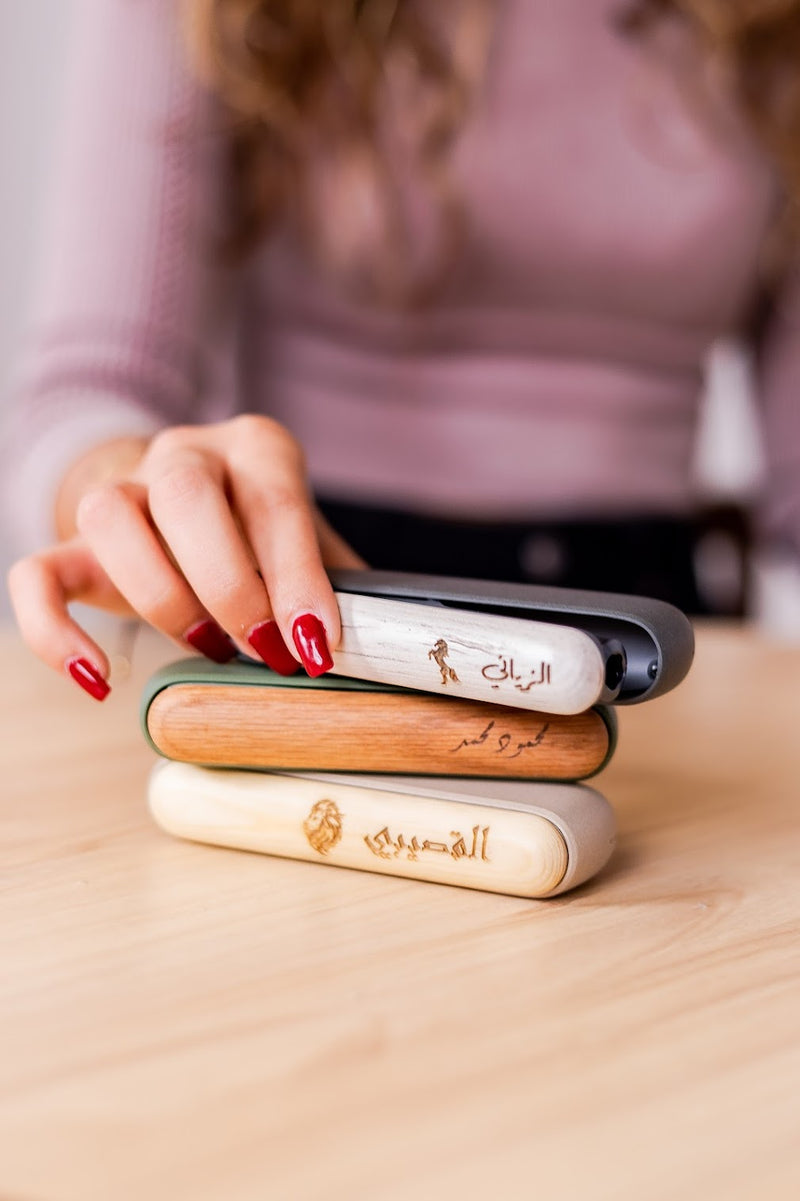 iQOS Iluma & Iluma I Curved Personalized Wooden Door