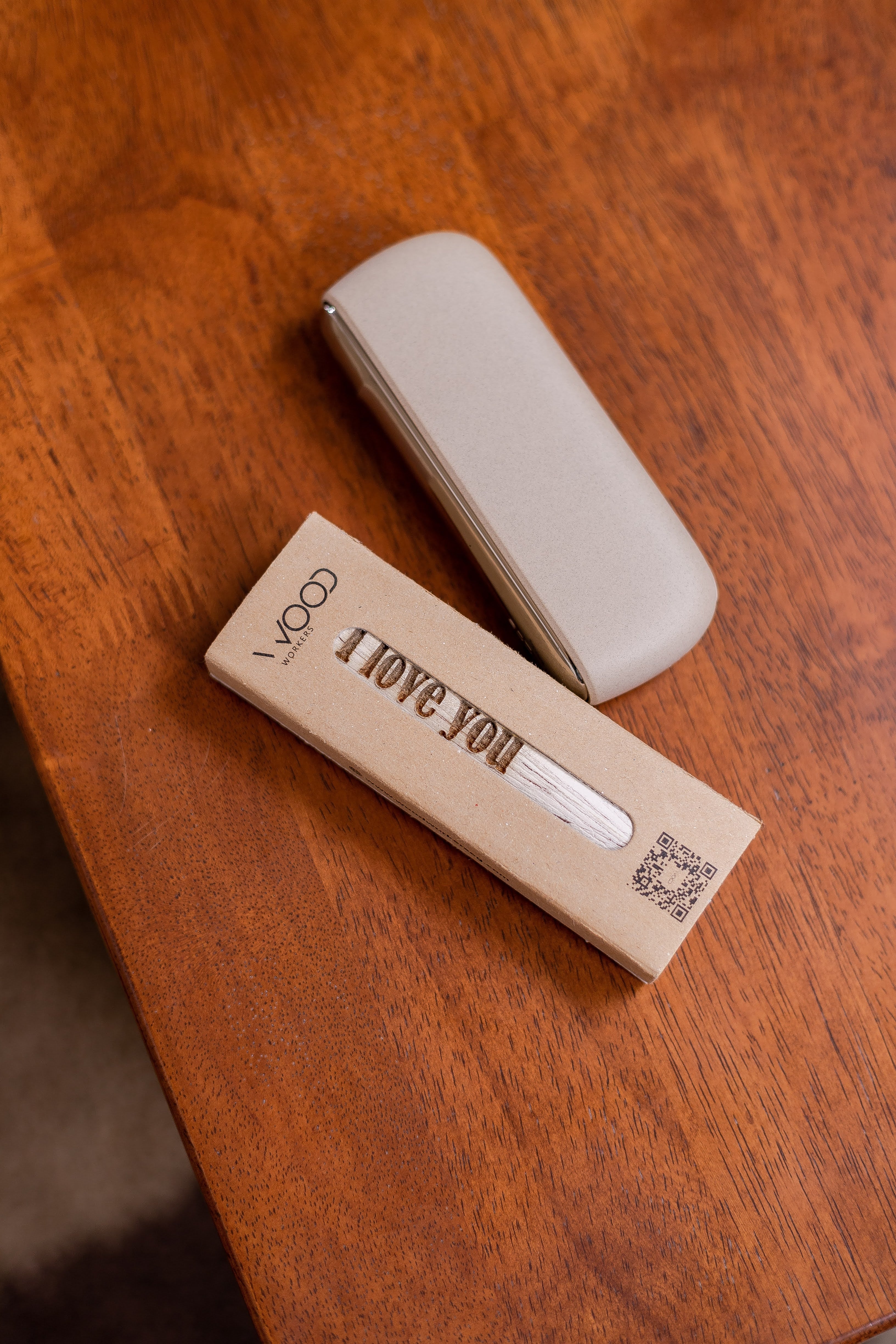 iQOS Iluma & Iluma I Curved Personalized Wooden Door