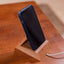 Handcrafted Wooden Mobile Holder – Sleek and Functional