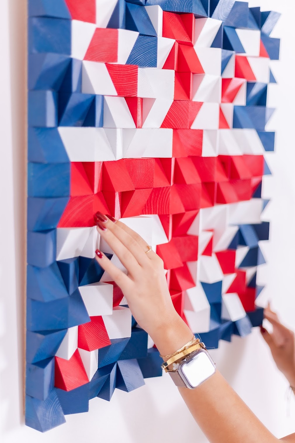 Wood British Flag Wall Art
