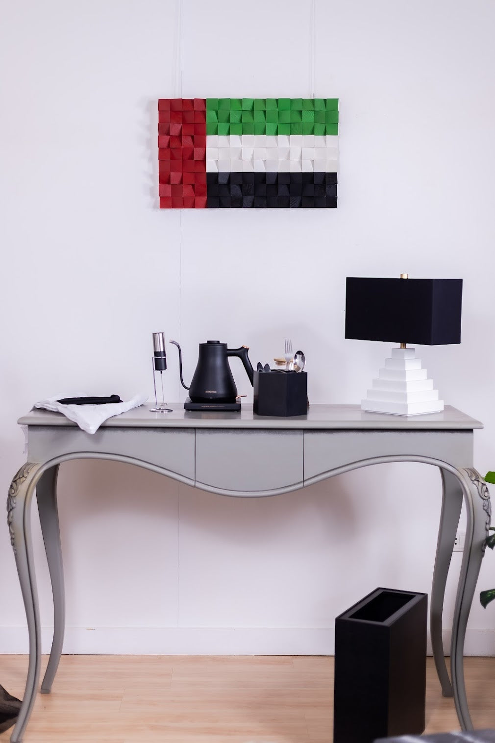 Wooden Emirati Flag Wall Art