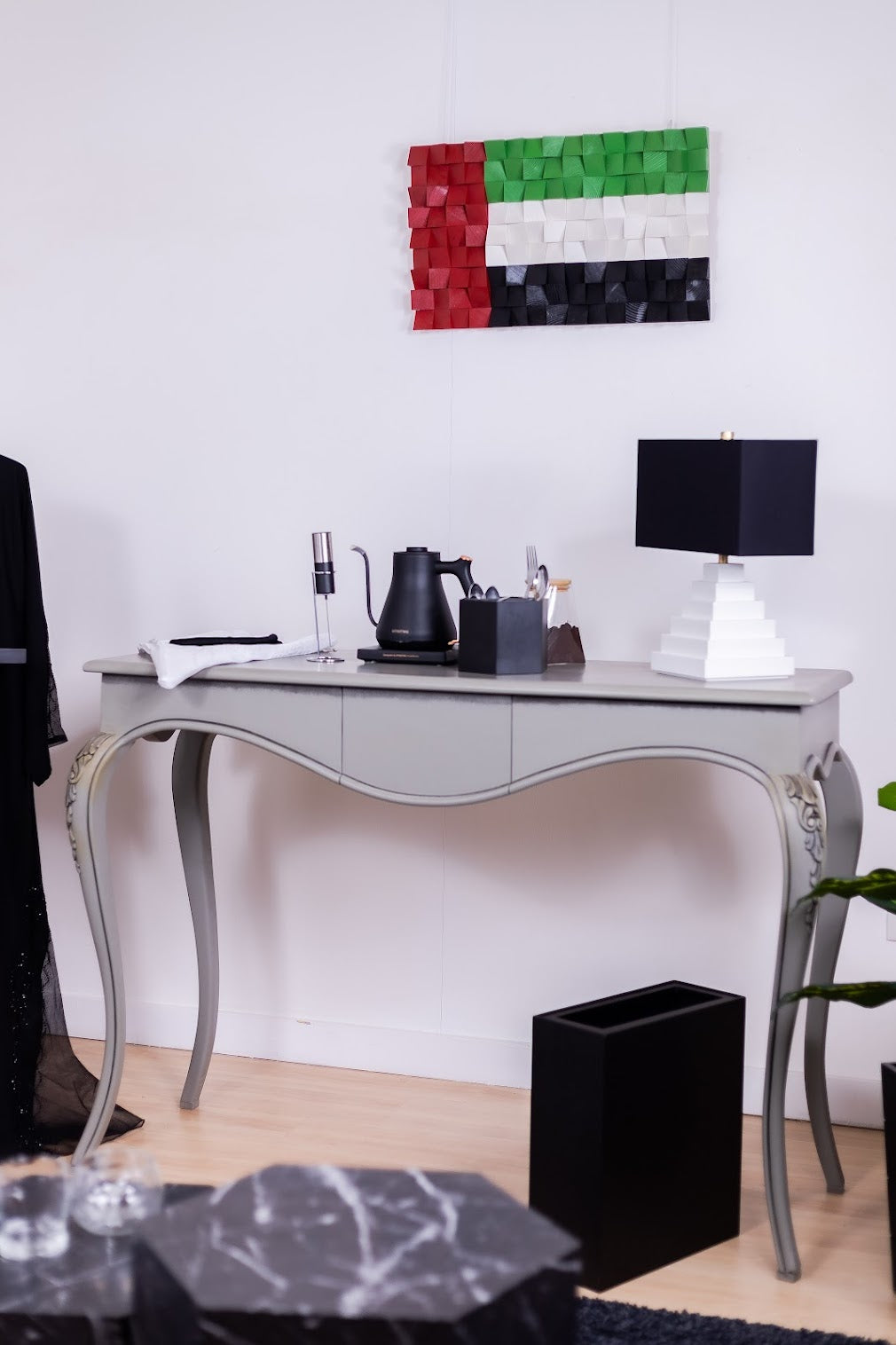 Wooden Emirati Flag Wall Art