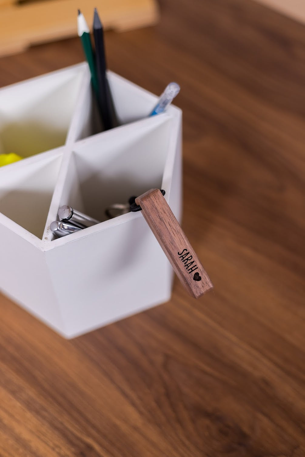 Personalized Wooden Pendant for Keychains