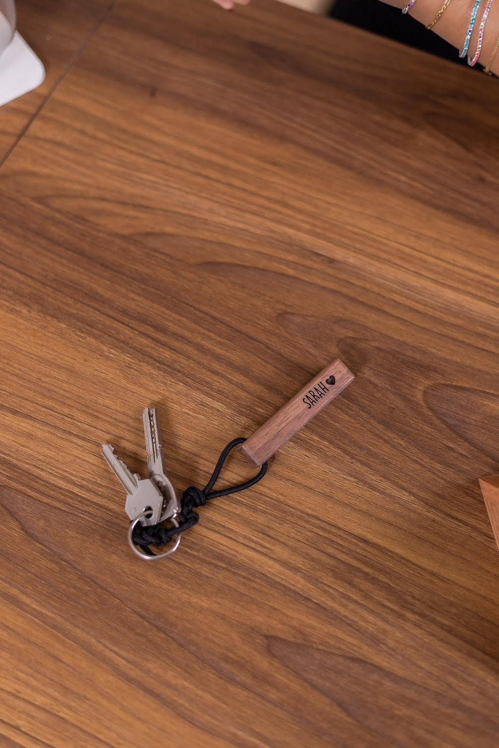 Personalized Wooden Pendant for Keychains