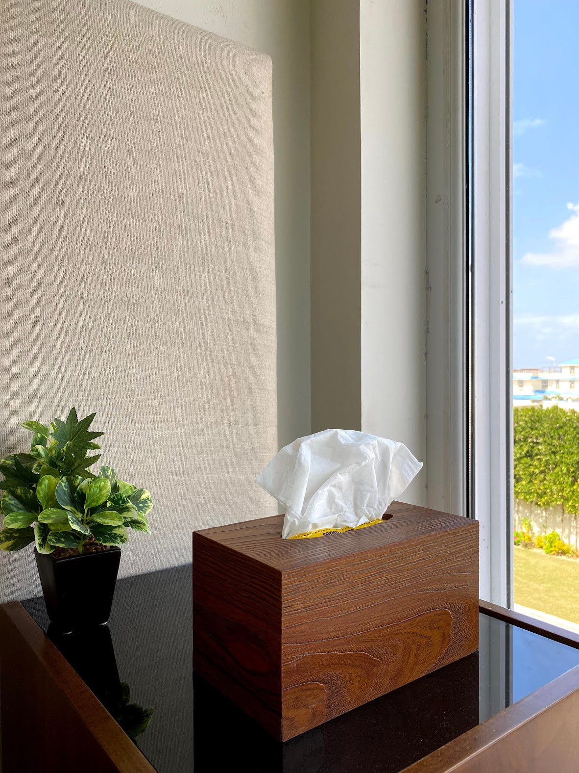 Wooden Tissue Box Cover for 550 tissues