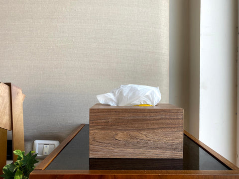 Reddish Oak - Wooden Tissue Box Cover for 550 tissues