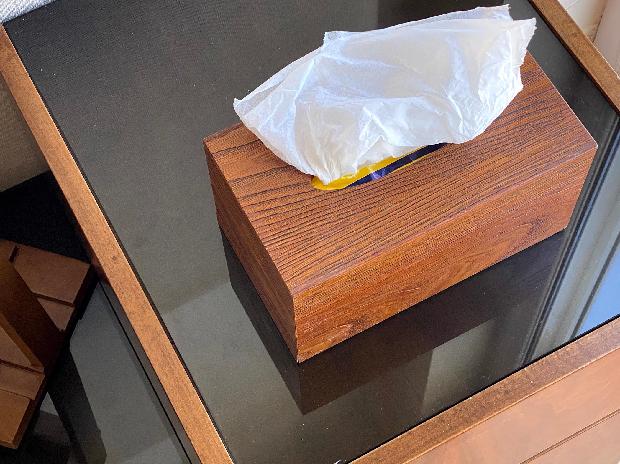 Wooden Tissue Box Cover for 550 tissues