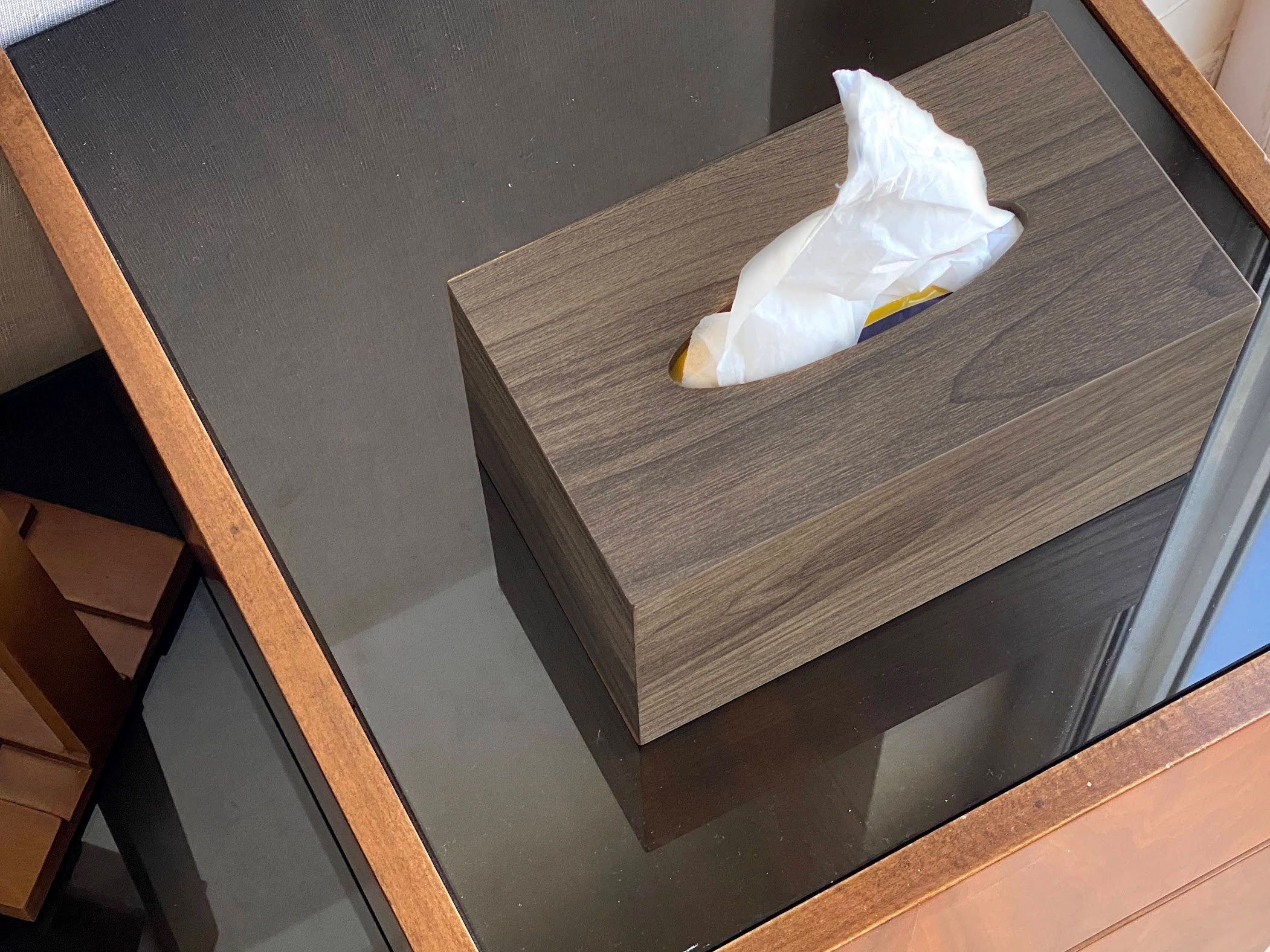Wooden Tissue Box Cover for 550 tissues