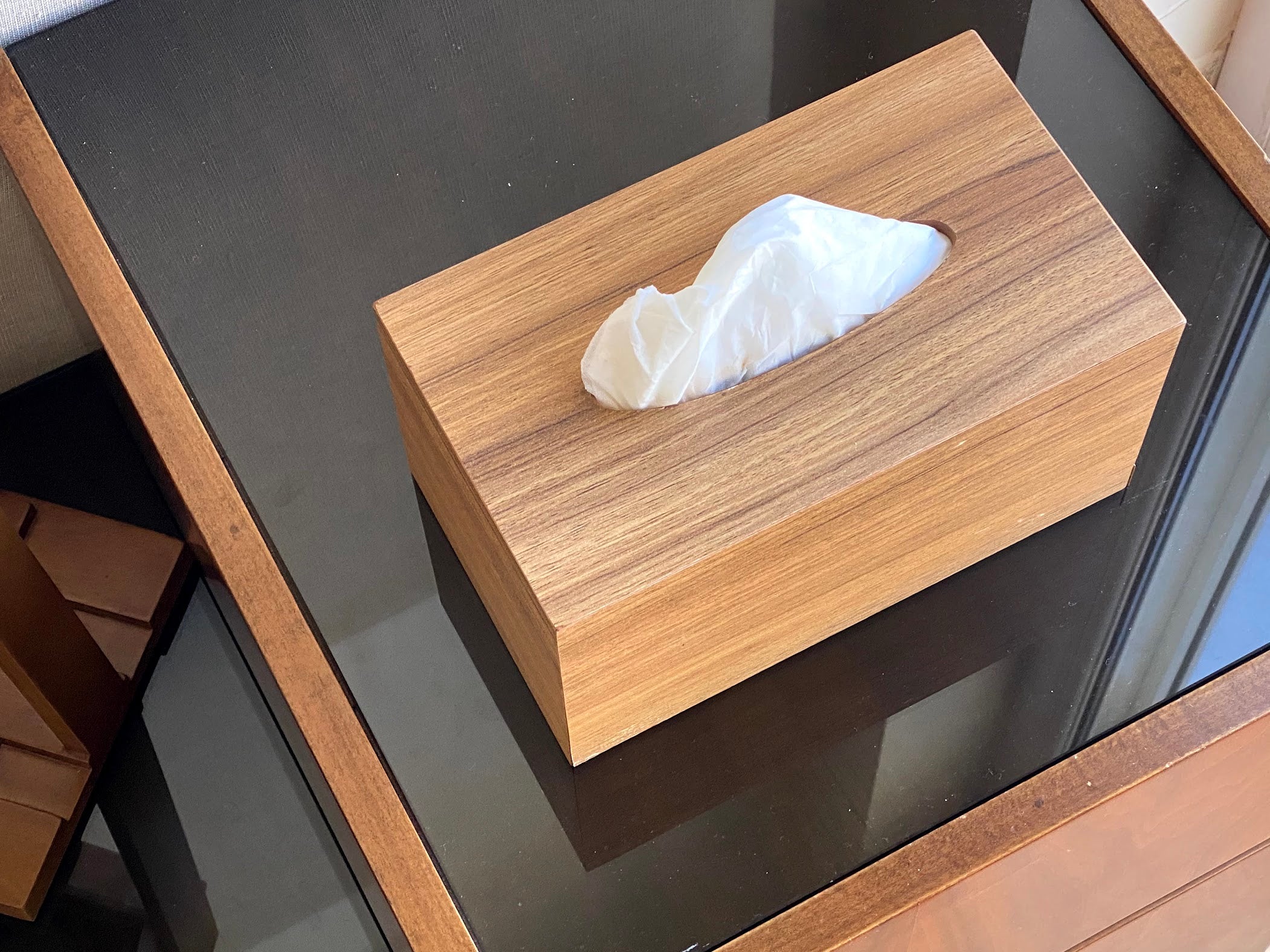 Wooden Tissue Box Cover for 550 tissues