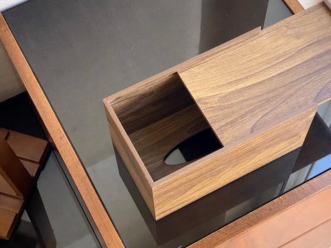 Walnut Brown - Wooden Tissue Box Cover for 550 tissues