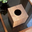 Square Tissue Box 13x14 cms - Reddish Oak