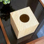 Square Tissue Box 13x14 cms - Light Oak