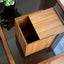 Square Tissue Box 13x14 cms - Hazelnut Brown