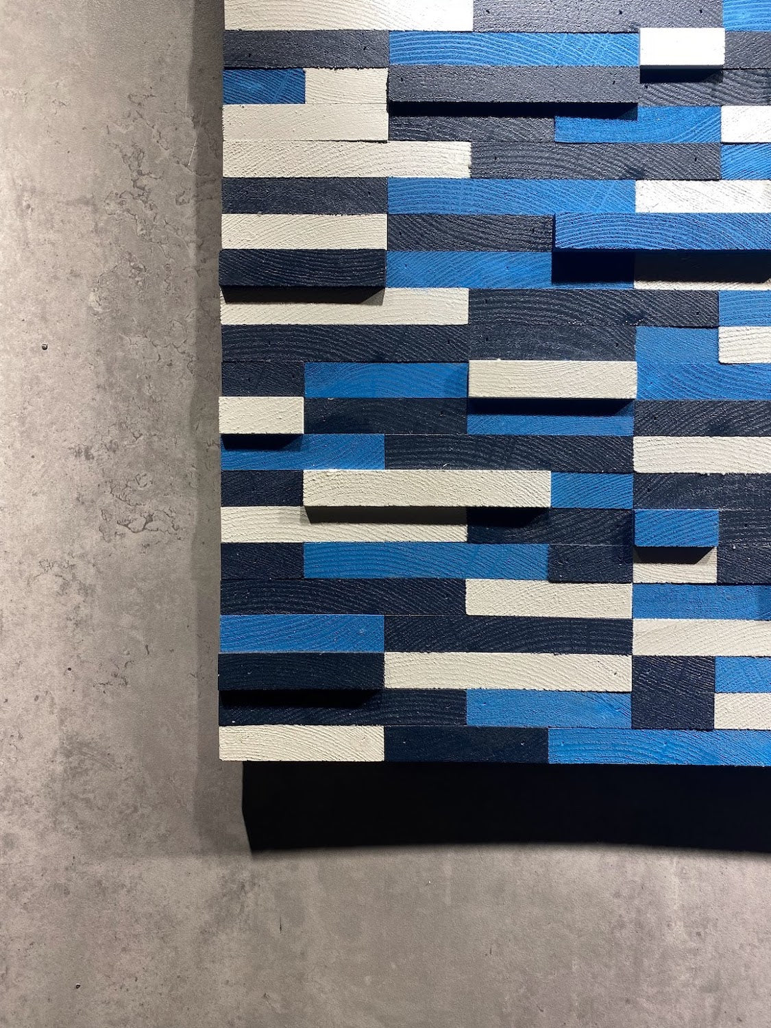 Rectangular Mosaic Wooden Wall Art by Woodeometry