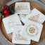 Wooden Christmas Coasters - Set of 6