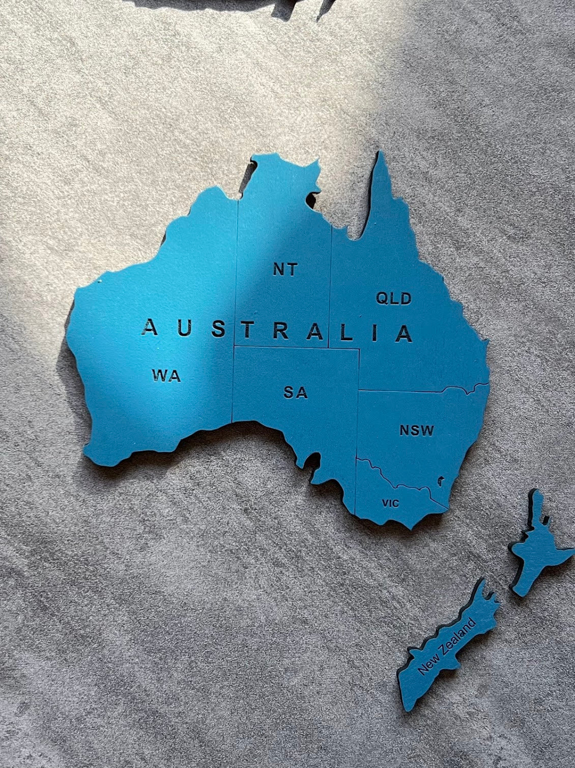 Monochrome World Map - Multiple Sizes