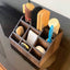 Wooden Shoe Shine Kit Holder- Dark Walnut