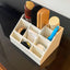 Wooden Shoe Shine Kit Holder- Cream